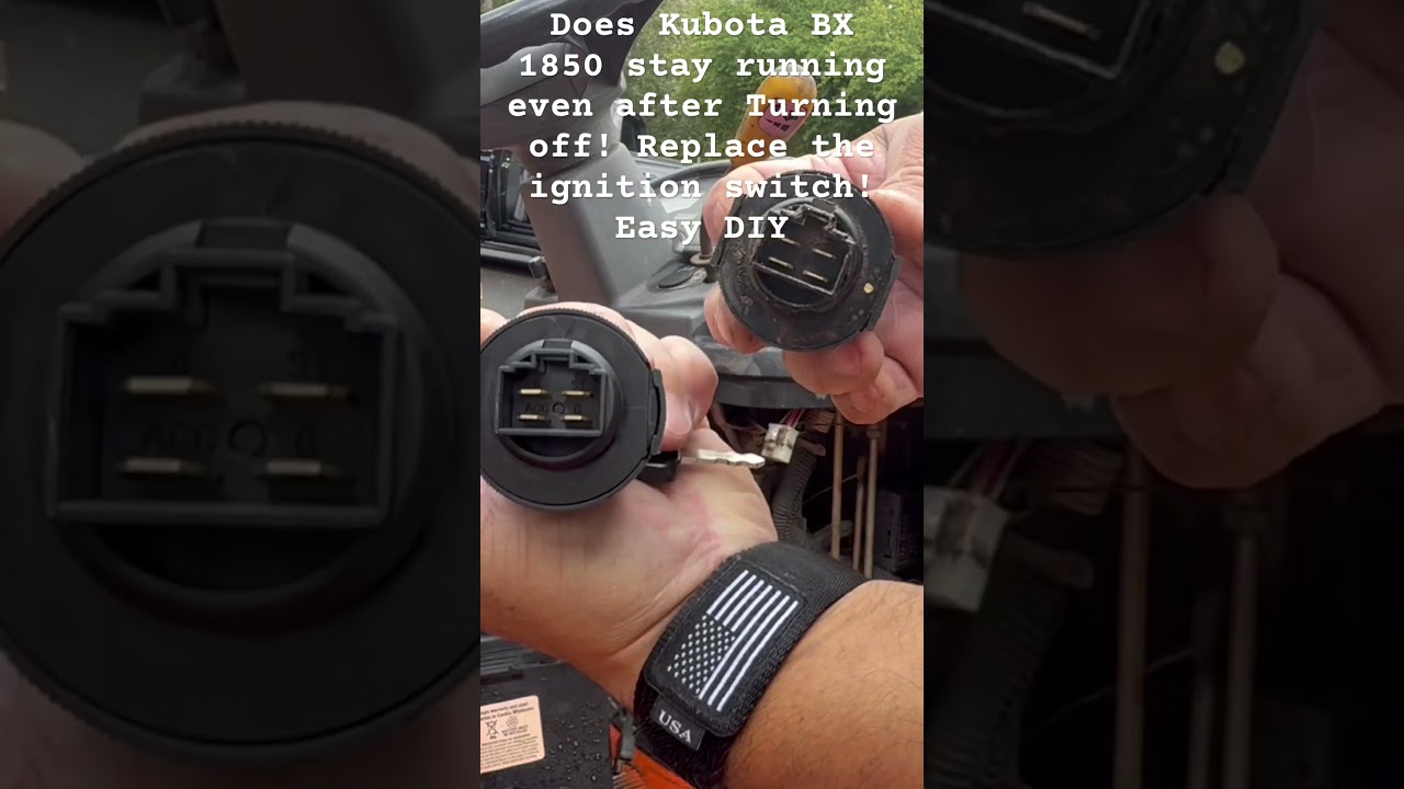 BX 1850 Kubota замена зажигания!