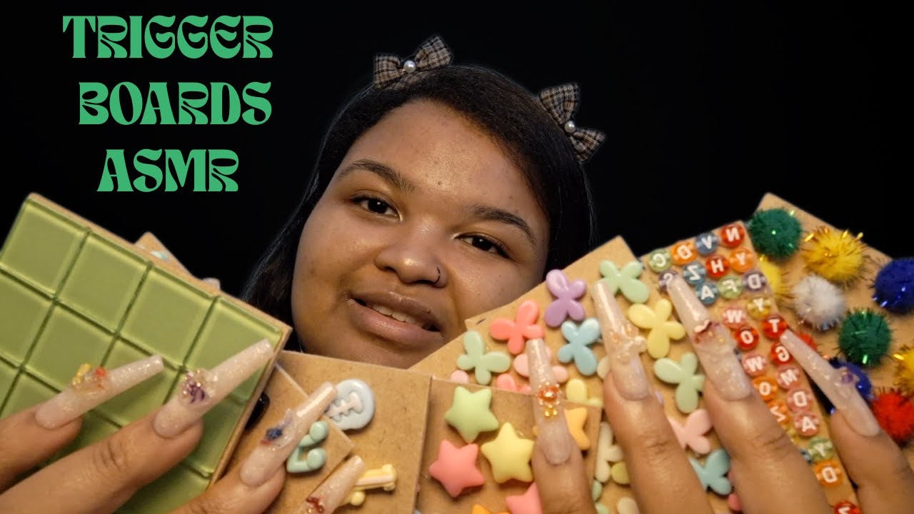 NEW TRIGGER BOARDS AND RAMBLES {ASMR} 🪵💖