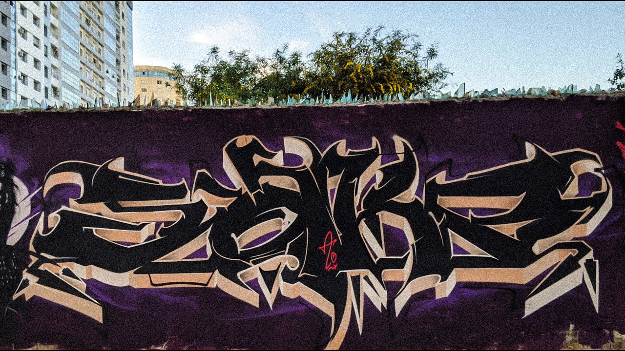 SAKO seven x AHMEDart x MEVOK .   samurai vibe  *smc crew* TANGIER GRAFFITI WRITERS