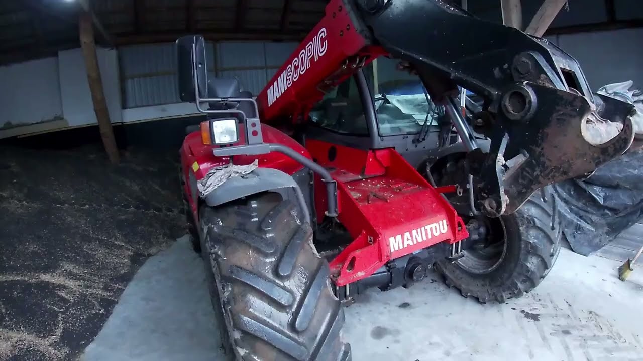 Wymiana sworznia karetki w  manitou 634, i narzekanie na sytuacje nawozowo zbożową
