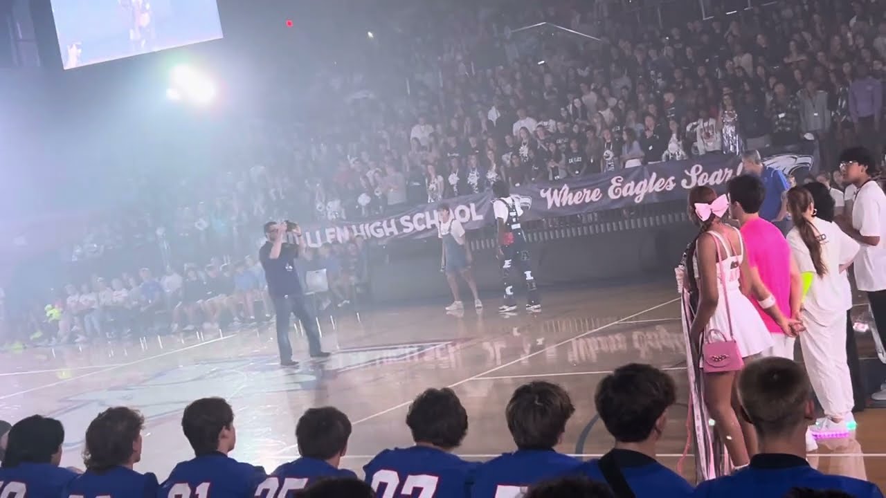 Allen high school’s pep rally