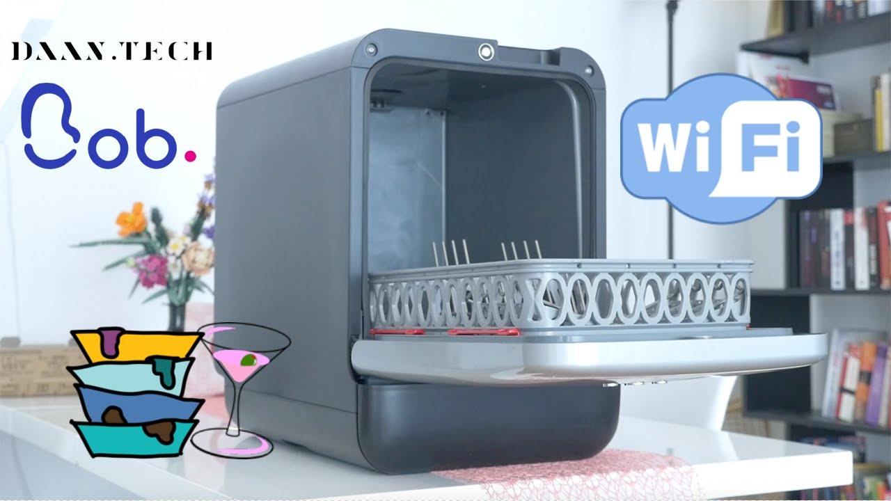 The World's Smallest & Fastest Dishwasher (With WIFI) - BOB Mini Dishwasher Review!