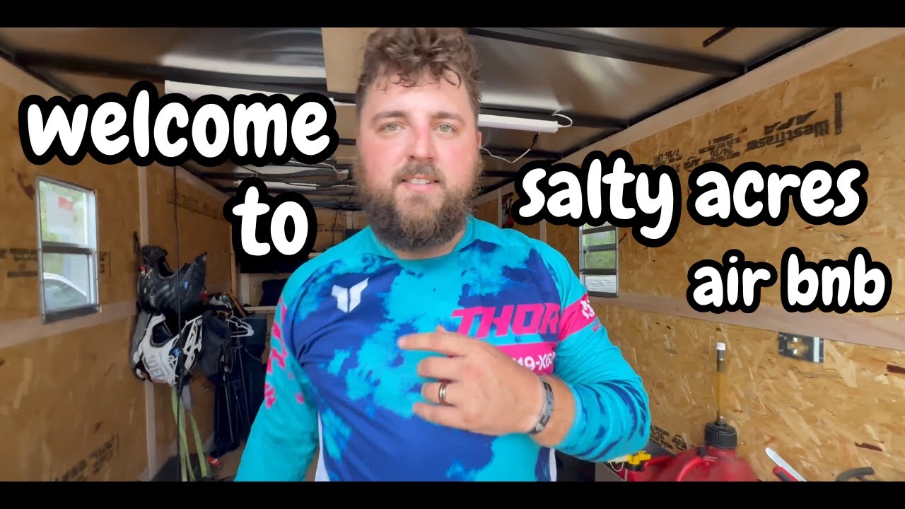 First Time Ripping Salty Acres Moto AirBnB | INSANE Backyard Track!