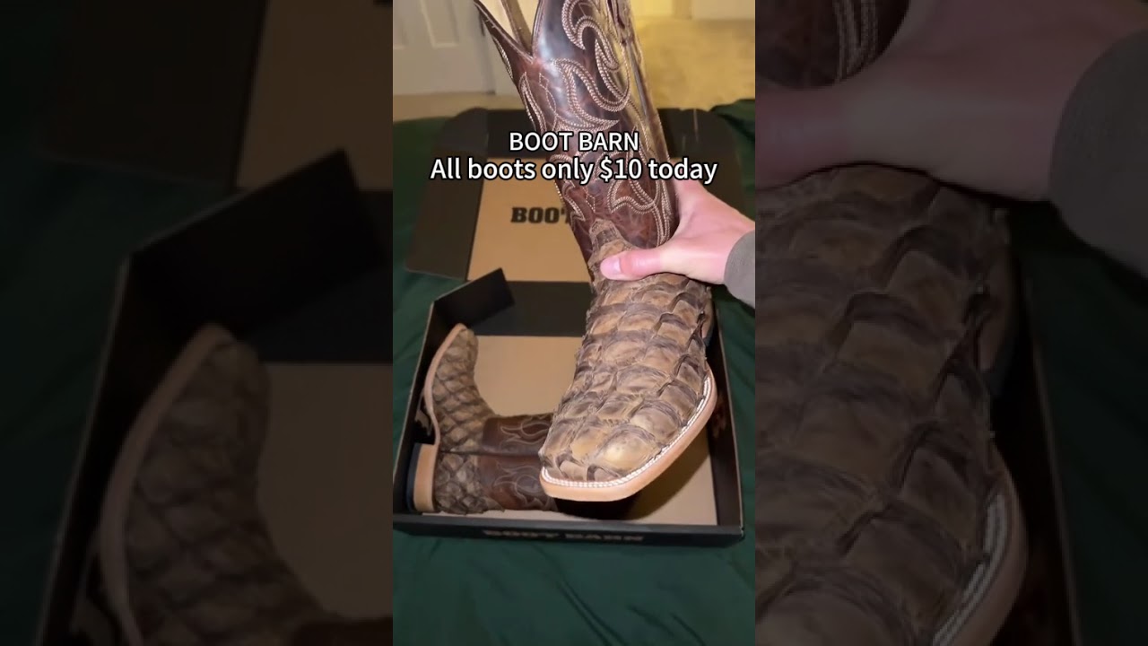 Pirarucu Exotic Leather Western Boots