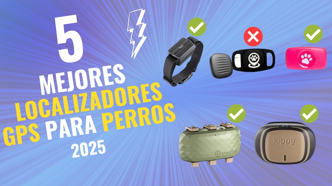 🚨 ¡NO COMPRES un Localizador GPS para Perros sin ver ESTO! 🐶📍 Los 5 MEJORES de 2025 CALIDAD-PRECIO 🔥