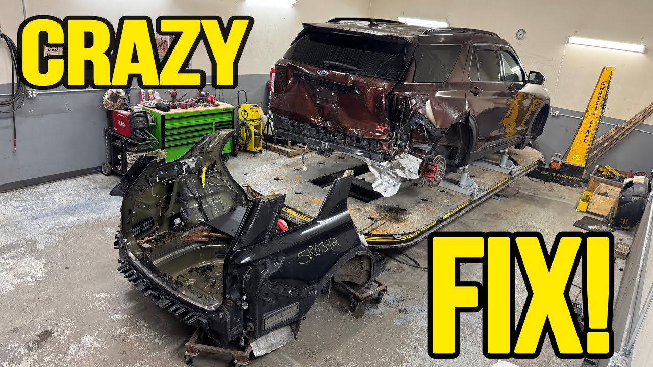 Ford Explorer ST Crash Repair | Insane Collision Damage Rebuild