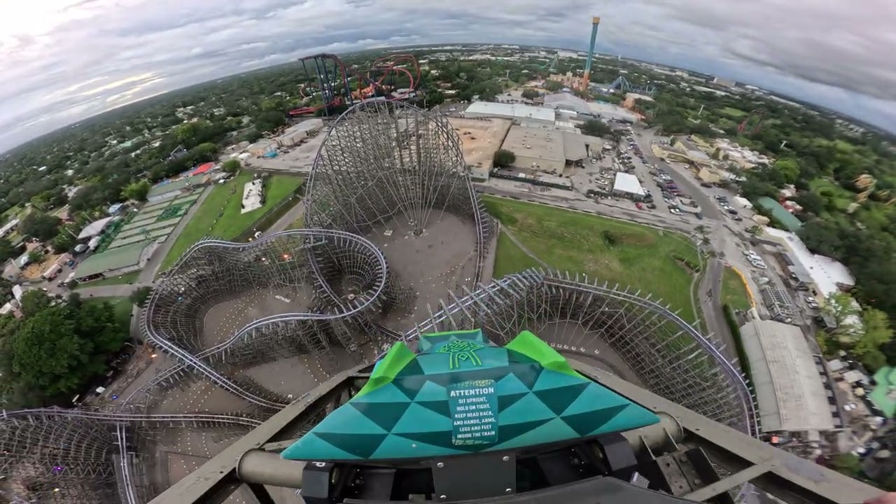 Iron Gwazi / Busch Gardens / Ride 1 (POV) : 8-10-2025