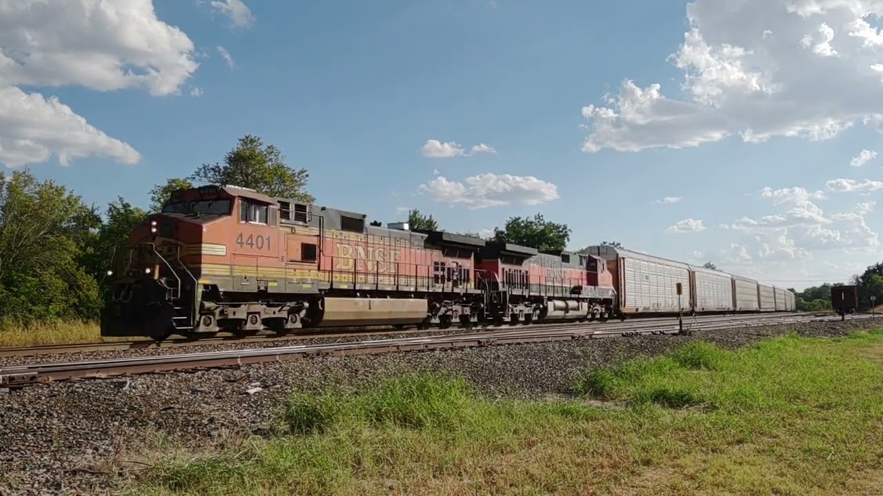 Northbound GM train at Perry, Ok September 21, 2024