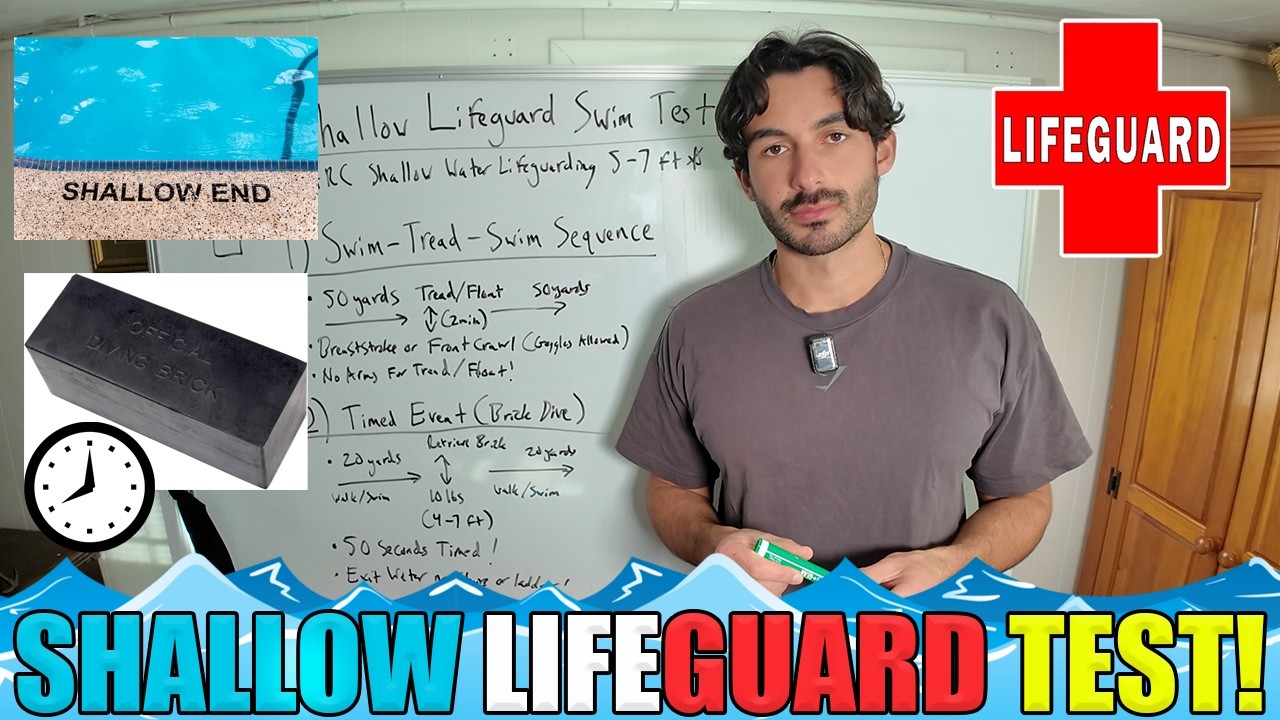 HOW TO SURVIVE THE SHALLOW WATER LIFEGUARD SWIM TEST! (*2026 COURSE TIPS*)