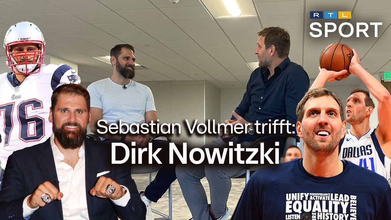 Sebastian Vollmer trifft Dirk Nowitzki | &Uuml;ber sein Leben in Amerika & seinen Erfolg!