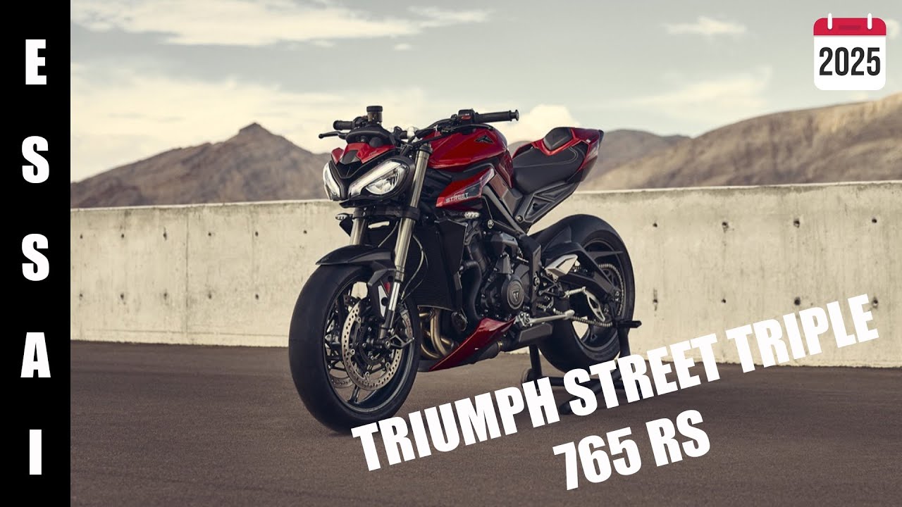 Essai TRIUMPH Street Triple 765 RS 2025 - Mi ange mi démon 😈