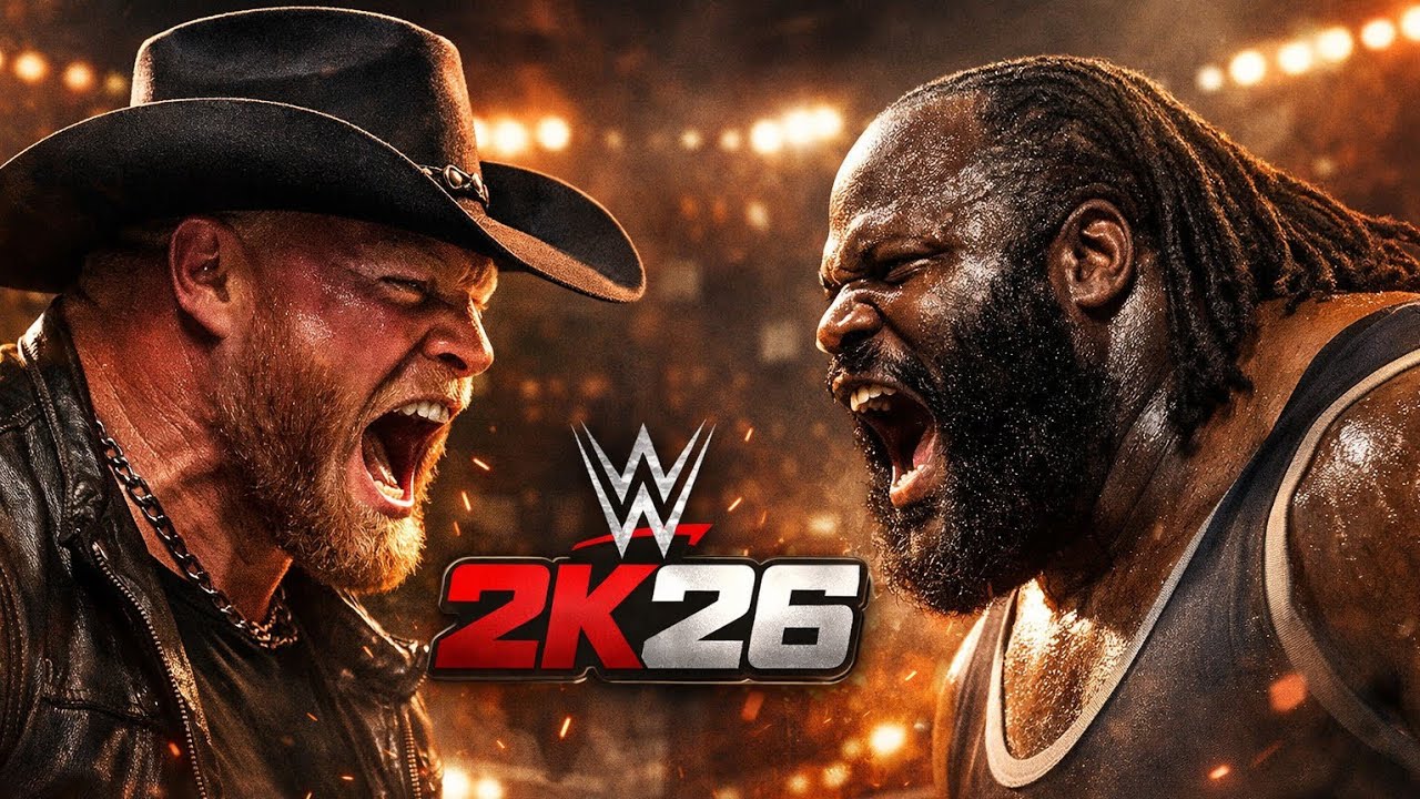 Brock Lesnar vs Mark Henry &ndash; Epic Powerhouse Battle | WWE 2K Gameplay