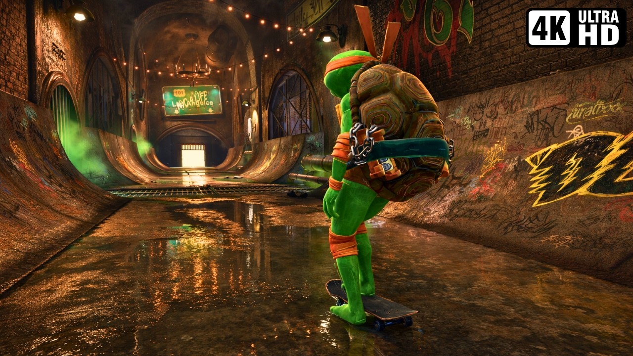 Michelangelo (TMNT) Gameplay | Tony Hawk's Pro Skater 3+4 (PC Ultra 4K UHD)