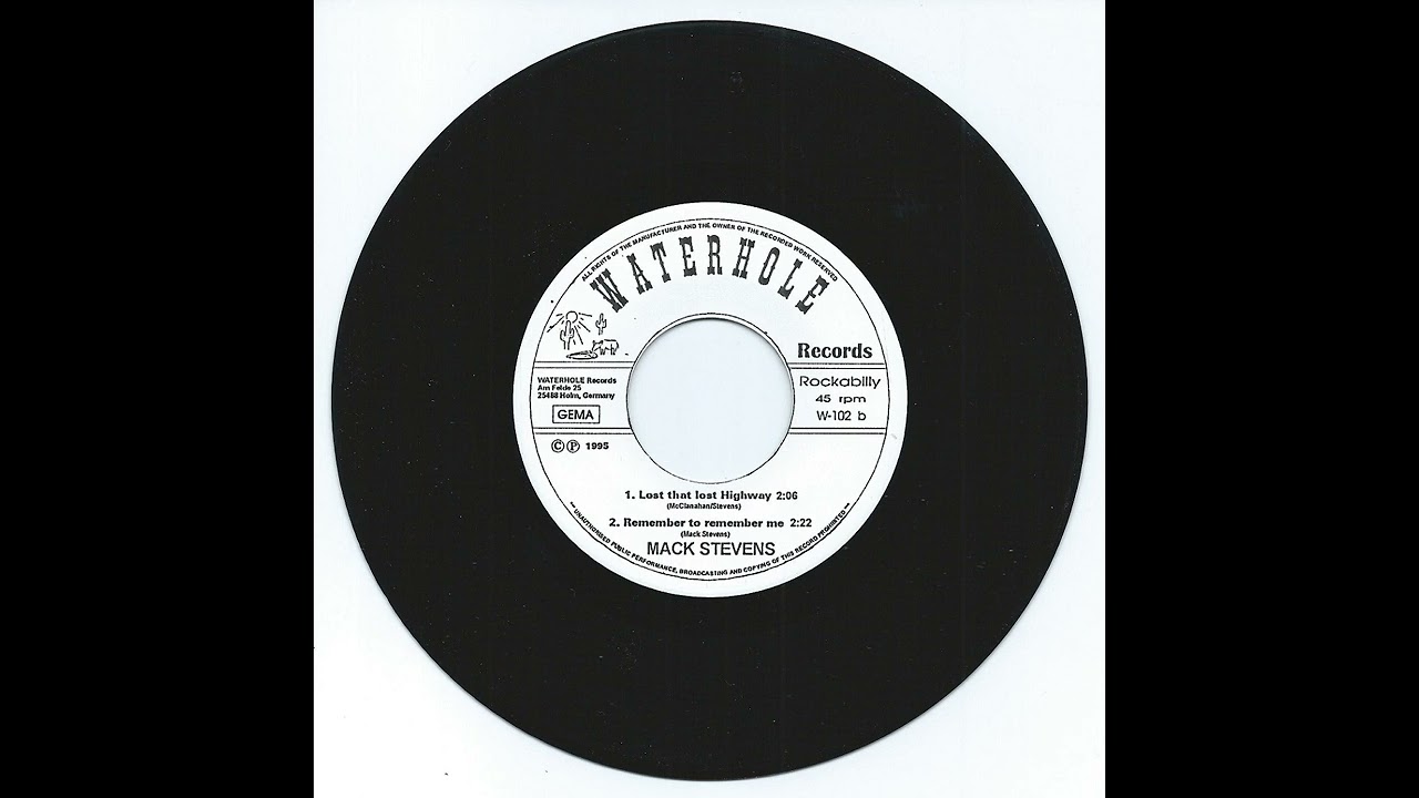 Mack Stevens - Remember To Remember Me