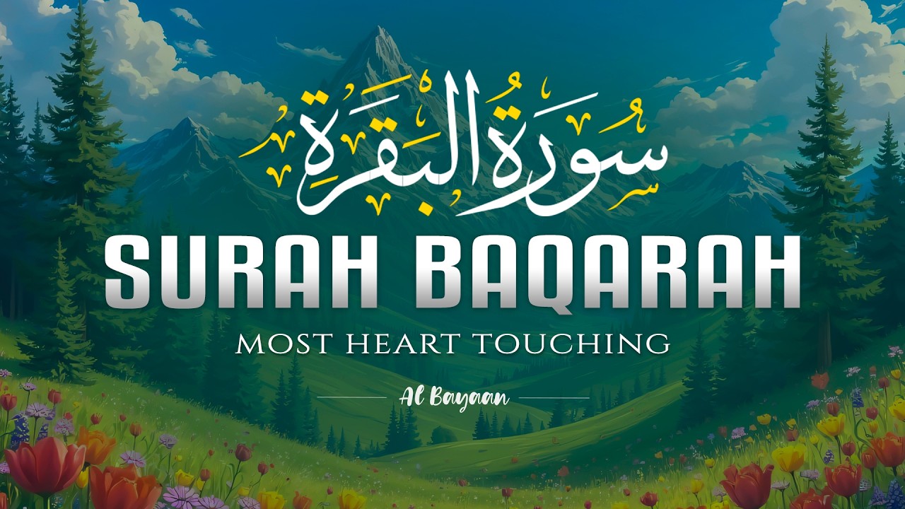 Surah Al-Baqarah (سورة البقرة) | Soothing Quran Recitation for Healing, Barakah, Peace & Protection