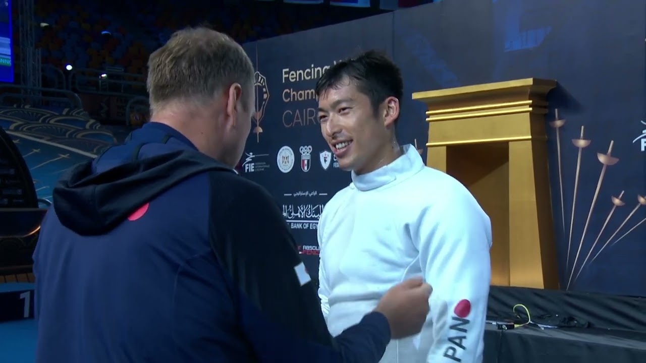 2022 242 P1 01 M E Individual Cairo EGY CHM PODIUM CANNONE FRA vs MINOBE JPN