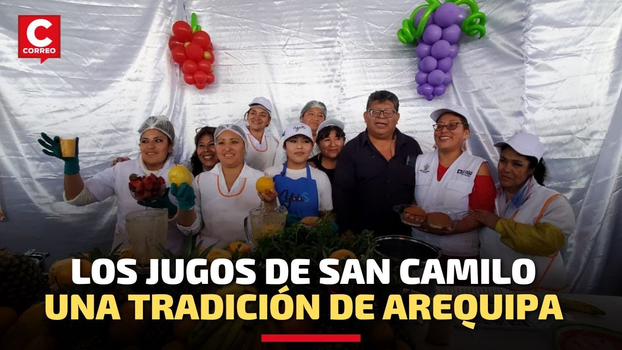 Arequipa: Los tradicionales jugos del mercado San Camilo