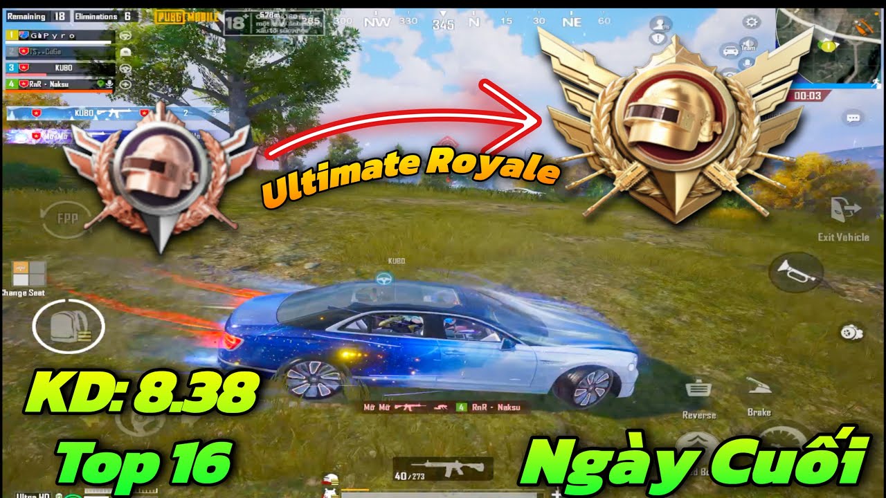 KD 8 chấm. Lên Top rank tối thượng. (Ngày cuối)