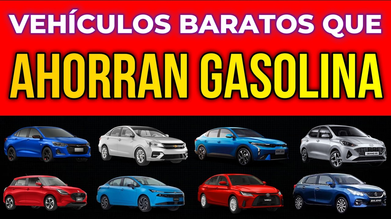 15 Mejores vehículos que economizan la GASOLINA