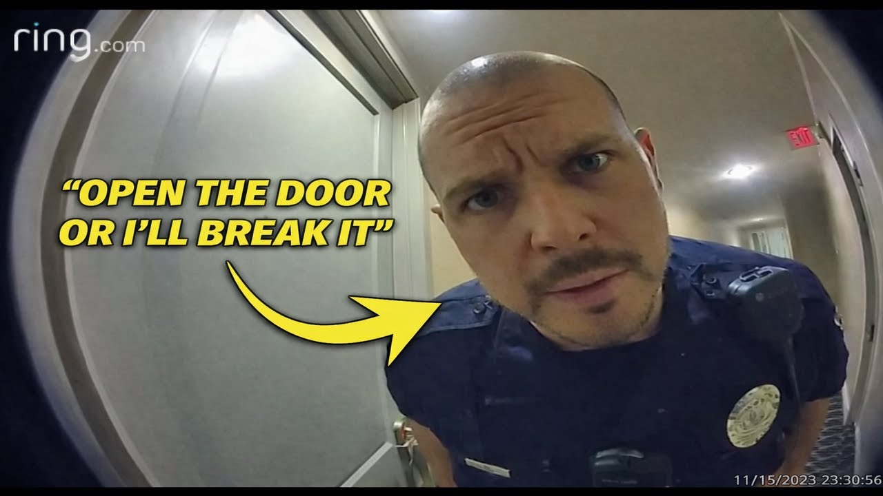 Cop Threatens Nurse at Her Door at Midnight – Doorbell Cam Exposes Him, Leading to 38-Year Prison