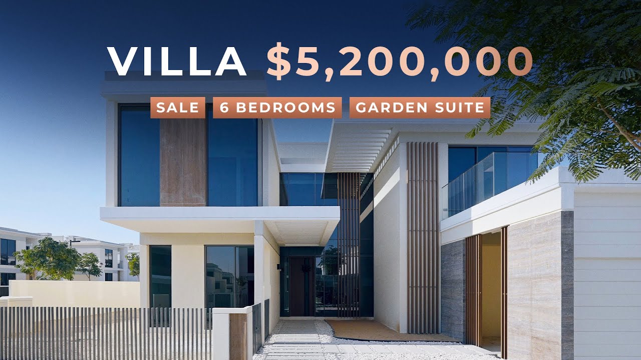 Sale | 6-Bed Villa with Private Garden in Tilal Al Ghaf | $5,200,000