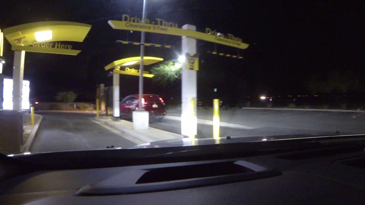 McDonald's Drive Thru, McNuggets Meal, Large Fries, Coffee & Orange Juice, Tucson, Arizona, GOPR6850