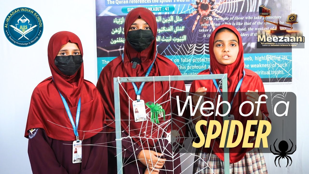 Meezaan Science Exhibition | Video 01 | Web of a Spider | Al Ibaadah Indian School