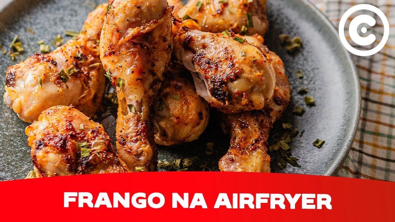 Receita Fácil de Perninhas de Frango na Airfryer