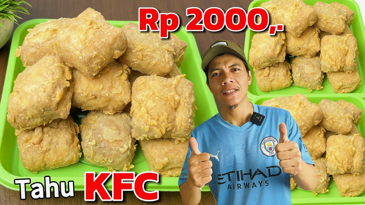 RESEP TAHU KFC FRIED CHIKEN MURAH MERIAH || ENAK BANGET ASIN GURIH!