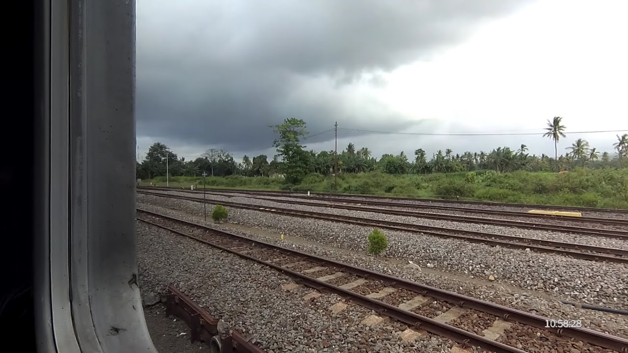 ASMR Perjalanan Kereta Api WIJAYAKUSUMA (160) BANYAK S35! Ketapang - Surabaya Gubeng