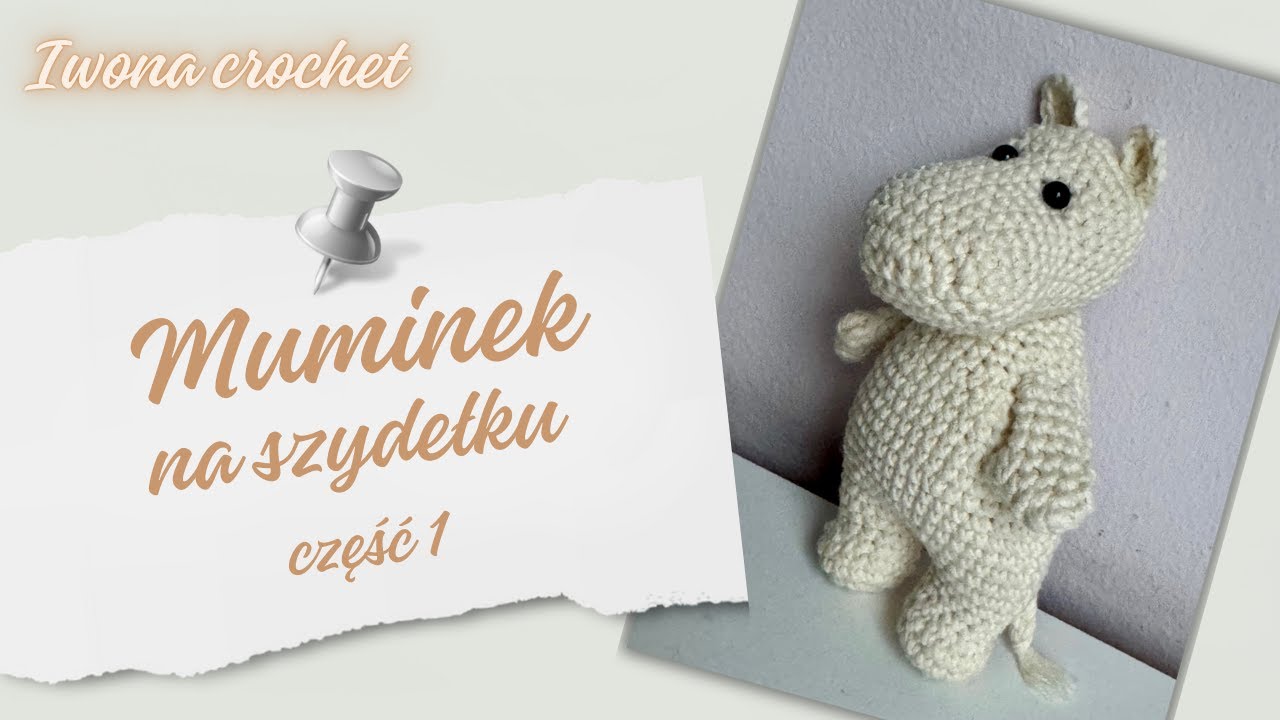muminek na szydełku 