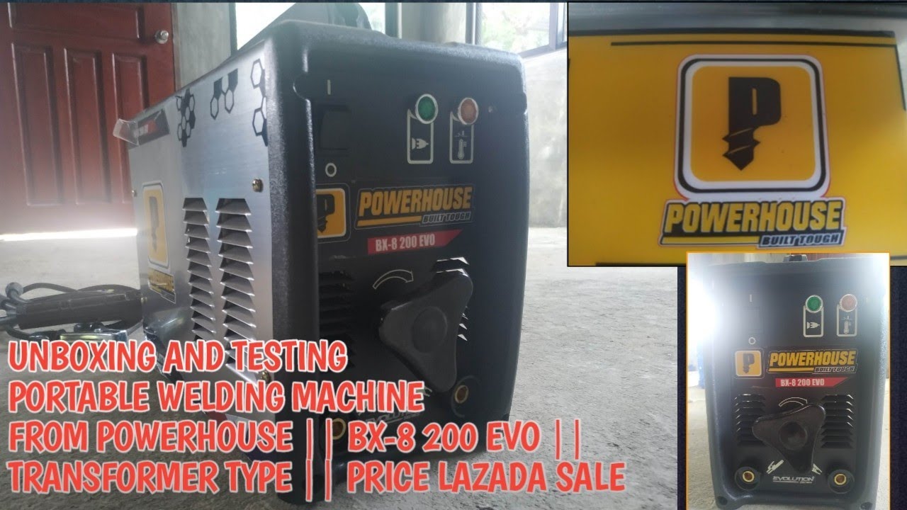 BX-8 200A EVO | CHEAP PORTABLE WELDING MACHINE POWERHOUSE BX-8 200A EVO | TRANSFORMER TYPE | LAZADA