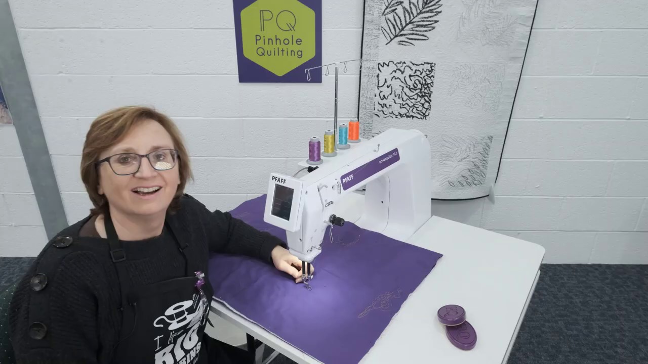 No 10 Pfaff Powerquilter Beginner Free Motion Quilting Designs