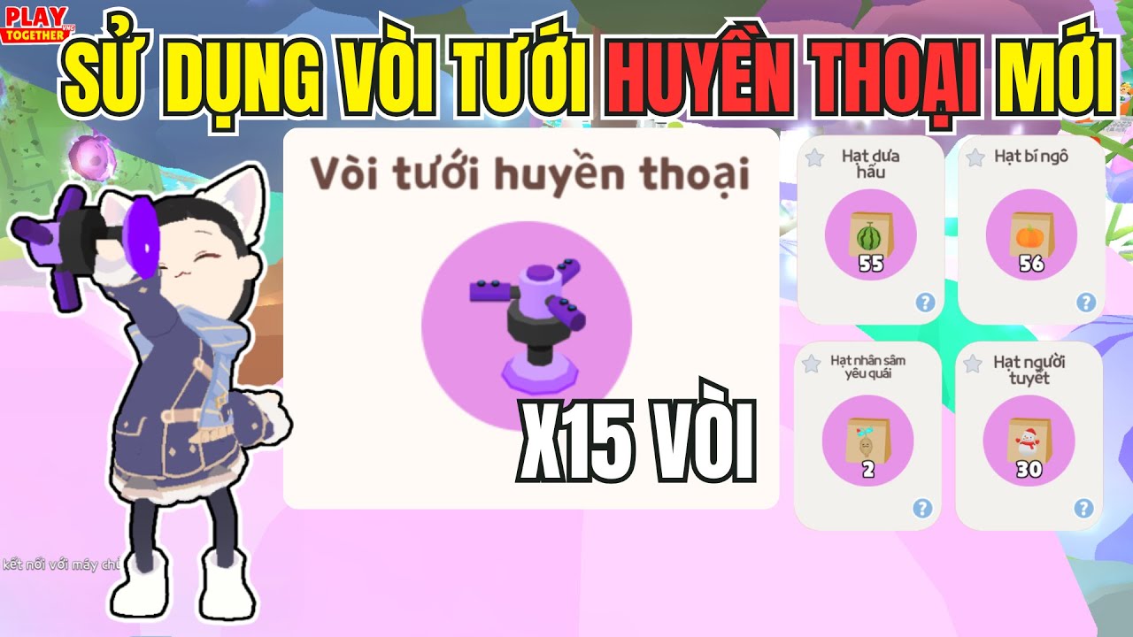 Toan Yolo Sử Dụng 15 Vòi Tưới Huyền Thoại Mới Và Cái Kết | Play Together