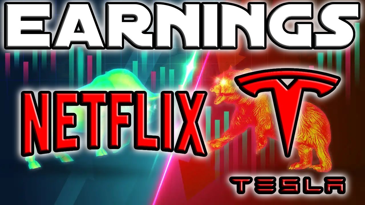 Netflix Gains and Tesla Dumps | Q3 Earnings $TSLA, and $NFLX