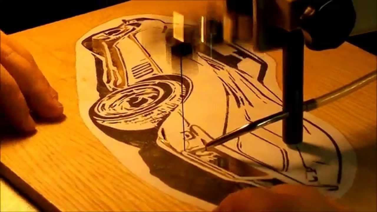 '68 'Vette scroll saw art pt. 1