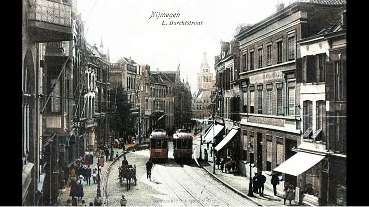 Nijmegen (The Netherlands) in 3D-Pictures from 1784 to 1980 (4K)