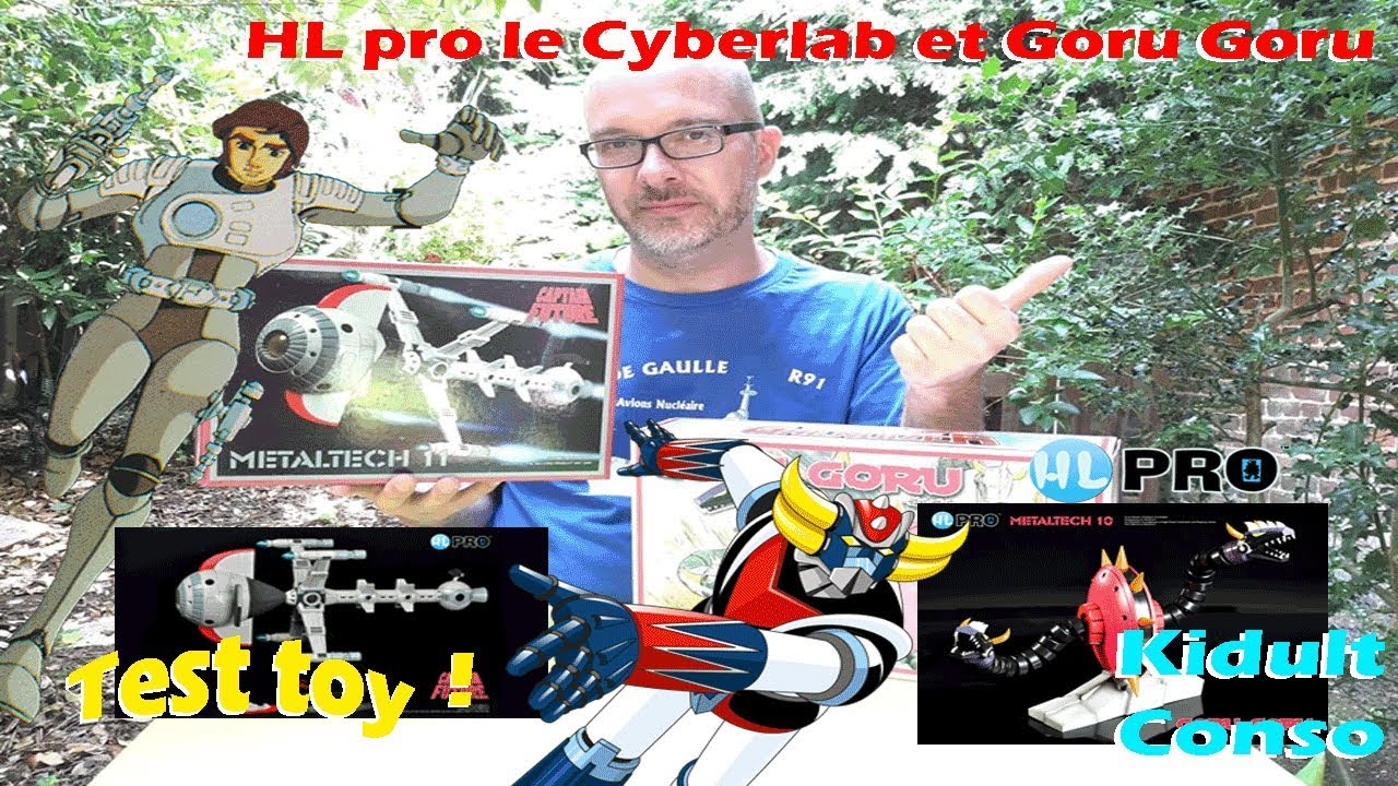 HL pro le Cyberlab et Goru Goru en test toy #goldorak #dorothée #80s