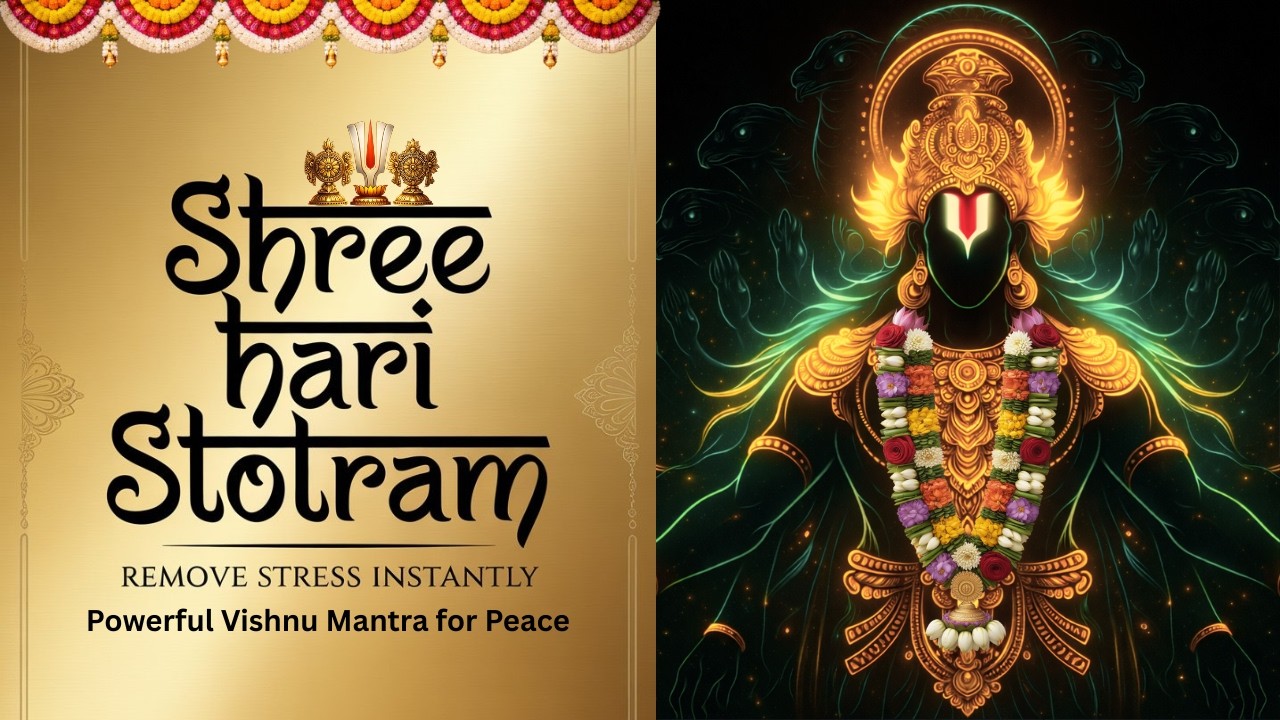 Shree Hari Stotram | Powerful Vishnu Mantra for Peace, Protection & Devotion | Lord Vishnu Chant