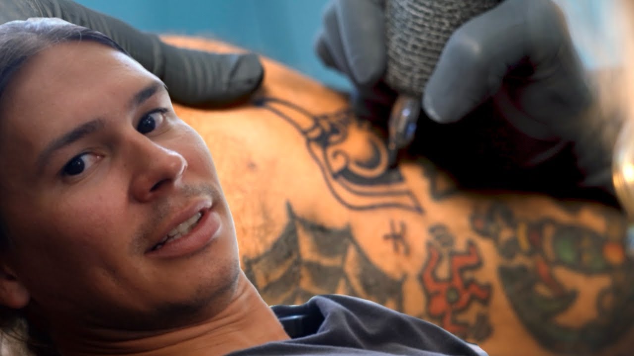 Mr. Tough Guy Finally Gets Tattooed