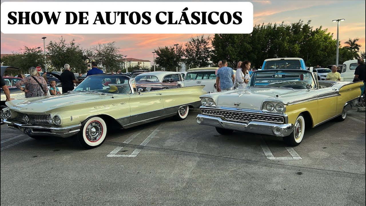 Celebrando el automovilismo americano de los autos clásicos de la década del 1950 