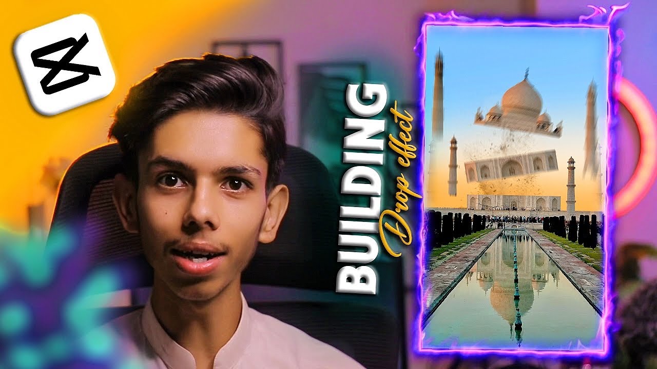 Trending Video Editing Building Drop Effect in CapCut mobile