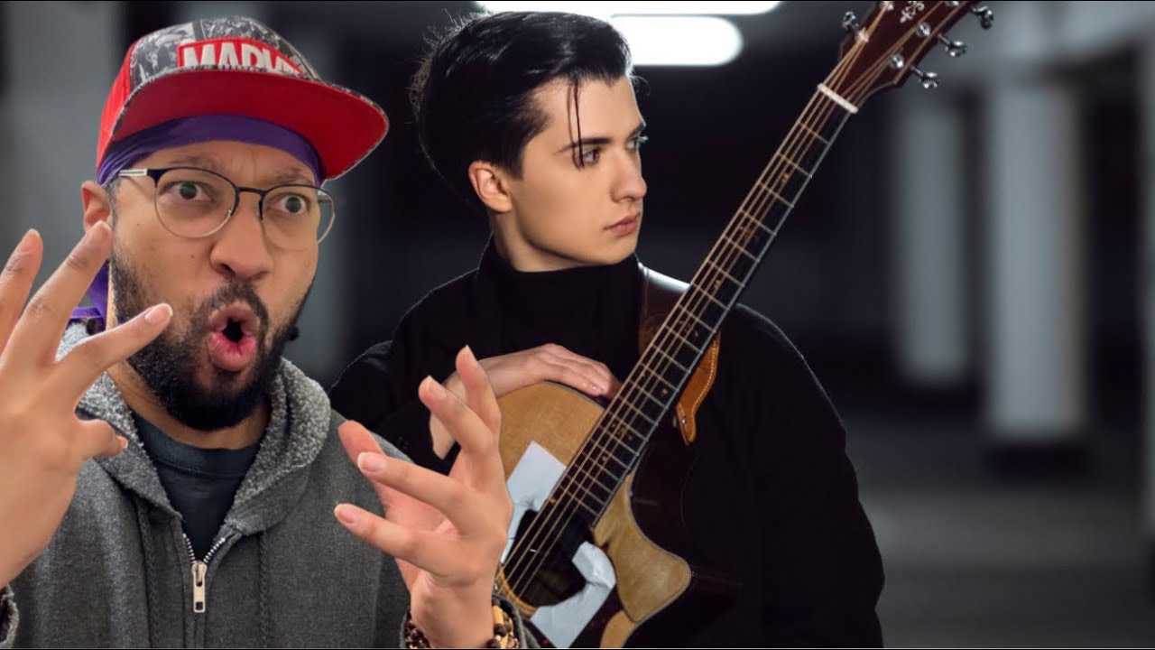 Marcin Patrzalek - Kashmir on One Guitar (Official Video) REACTION