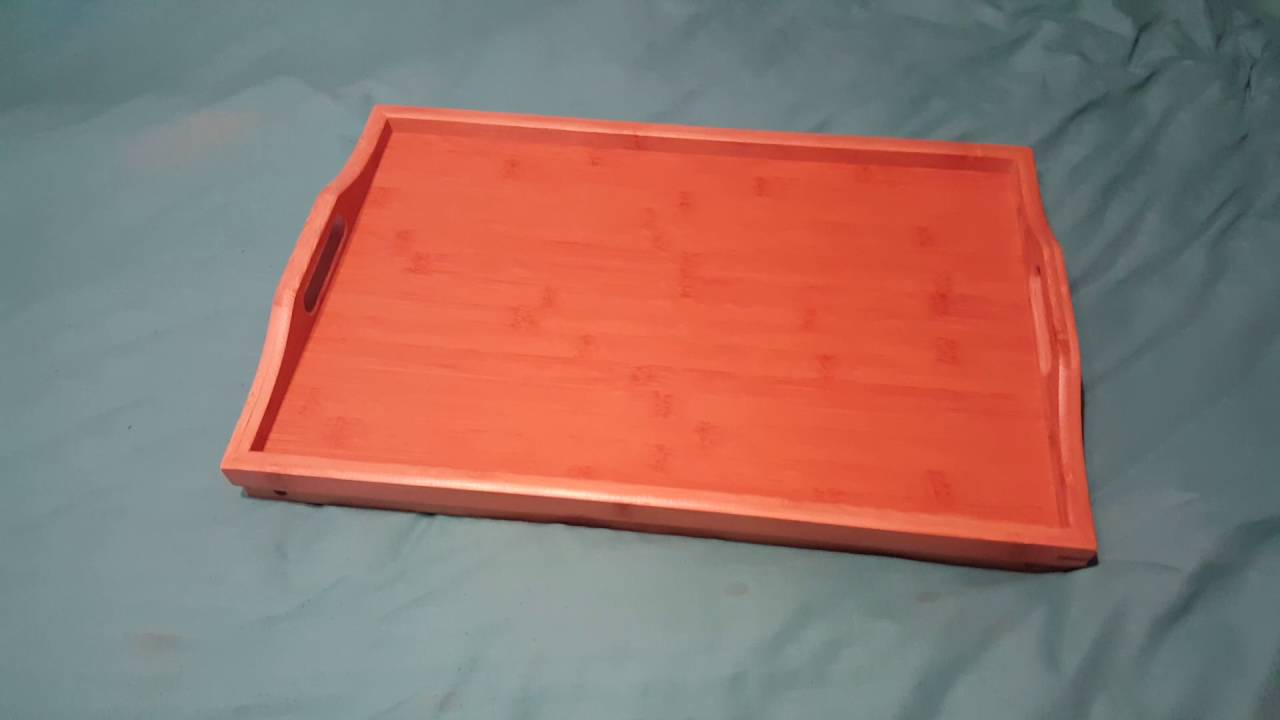 Bed Tray Table with Folding Legs