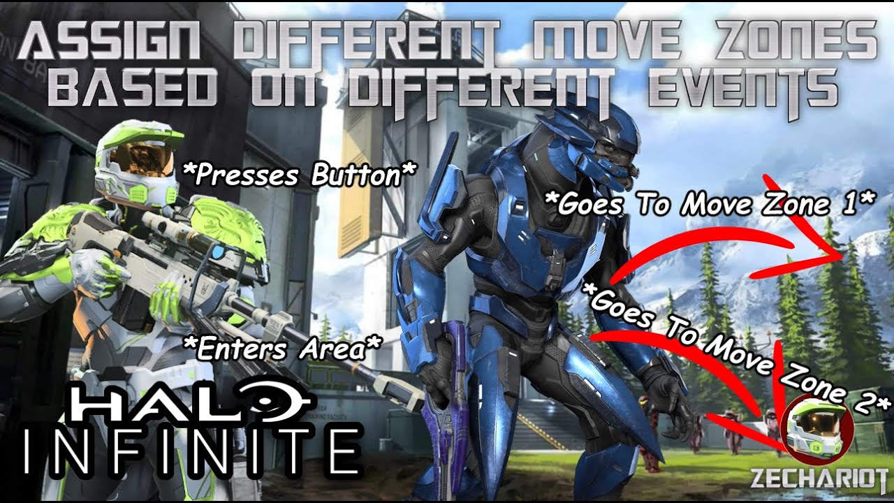 Assign Different Move Zones To AI On Events | Halo Infinite Forge Tutorial