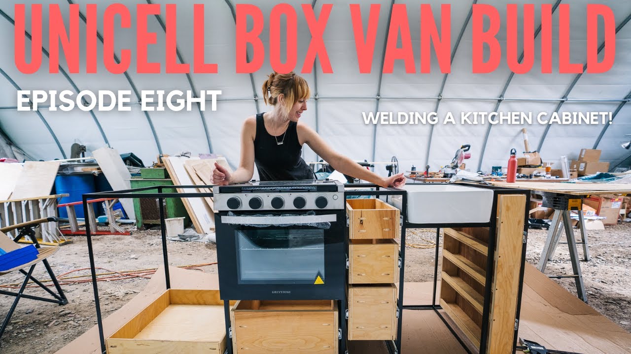 Unicell Build Ep 8 | Welding a Kitchen Cabinet! A Lighter Cabinet Option?