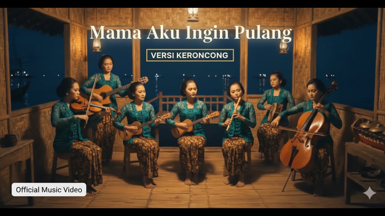Nostalgia Nike Ardilla - Mama Aku Ingin Pulang | Keroncong Version (Official Music Video)