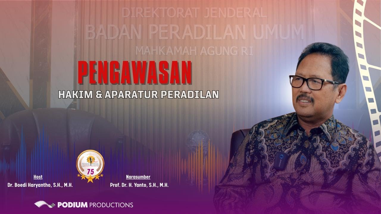 PENGAWASAN HAKIM & APARATUR PERADILAN