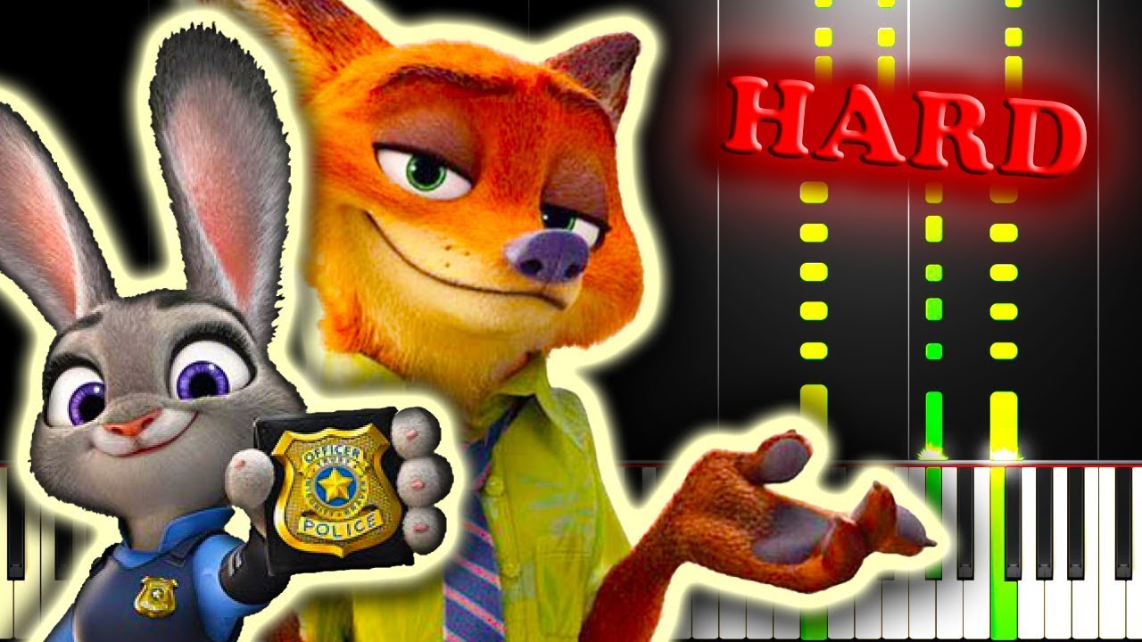 TRY EVERYTHING from ZOOTOPIA - Piano Tutorial