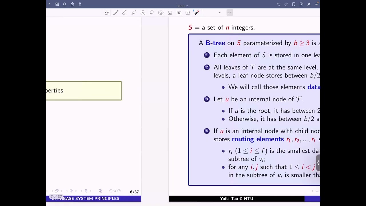 Indexing 1: B-trees